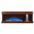 Napoleon Stylus Steinfeld Wall Mounted Electric Fireplace With Brown Walnut Frame