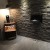 Black Wall Mounted Fireplace