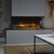 British Fires New Forest 1200 built-in electric fireplace with wide multi-sided flame view