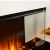 British Fires New Forest 1600 wide built-in electric fireplace with multi-sided flame view