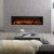 British Fires New Forest 1600 wide built-in electric fireplace with multi-sided flame view