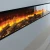 British Fires New Forest 2400 extra-wide built-in electric fireplace with panoramic flame view
