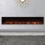 British Fires New Forest 2400 extra-wide built-in electric fireplace with panoramic flame view
