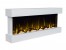 Norfolk Electric Fireplace for Wall in White