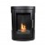 Oregon - Wall-mounted bioethanol wood-burner style fireplace