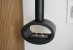 Toronto Black two-sided ceiling mounted bioethanol fireplace