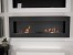 Murus 1600 - Thin Black Wall-mounted Bioethanol Fireplace