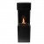 Planika Arcticon Black - Free-standing remote controlled Burning Ethanol Vapors bioethanol fireplace