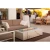 Planika Cabo bioethanol firaplace table with a frame of Cosentino dekton marble plates in Daze or Laurent finish