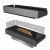 Planika Forma 1000 Island built-in bioethanol fireplace with a flame-view from all sides