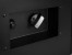 Planika Rio Black Outdoor gas fireplace with elongated flame
