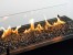 Planika Rio Black Outdoor gas fireplace with elongated flame