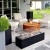 Planika Galio Outdoor Gasfireplace with automatic control system