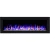 Aflamo Pride 166 cm wall-mounted electric fireplace with LED flames