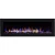 Aflamo Pride 166 cm wall-mounted electric fireplace with LED flames