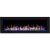 Aflamo Pride 166 cm wall-mounted electric fireplace with LED flames