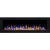 Aflamo Pride 178 cm wall-mounted electric fireplace with LED flame display