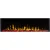 Aflamo Pride Slim 127 cm black wall-mounted electric fireplace