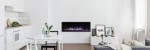 Premier Slim Electric Wall Fireplace - Black