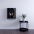 Retra Duo black wall mounted bioethanol fireplace from Nordlys Denmark