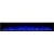Royal 100 inch wall-mounted electric fireplace with LED flames and decorative crystals/logs