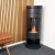 Washington - Black bioethanol wood-burning stove