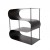 S-shaped Firewood Holder in black steel