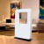 Safretti Curva XT - White, two-sided, freestanding bio fire