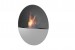 Safretti Prometheus RG - Black bio fireplace for wall mounting