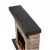 ScandiFlames Eira freestanding electric fireplace with stone mantel, brown finish