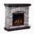 Ask - Electric Fireplace in Polystone