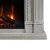 ScandiFlames Embla freestanding electric fireplace with ornate polystone frame and Eldur 23" insert