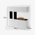 Glow Fire Schiller Pocket Electric Fireplace (White) – Modern Freestanding Design with Steam Effect