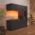 Schiller Pocket Black - OMC 600 Freestanding Water Vapour Fireplace – Realistic Flame, Eco-Friendly Design