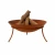 Tulsa corten steel firepit