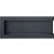 Corner bio fireplace of painted steel 120 cm