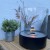 Southwark Black - Round tabletop Bioethanol fireplace