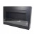 Nebraska Black square wall-mounted bioethanol fireplace