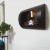 Ocean - Low-cost wall fireplace in black with a length of 60 cm