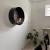 Delaware Black - Round Wall-mounted bioethanol fireplace