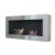 Large Steel Fireplace for Wall Mounting