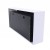 Super simple and sleek white bioethanol fireplace for wall mounting