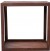 Wood Storage Box in Corten Steel - 50 cm