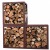 Wood Storage Box in Corten Steel - 50 cm