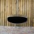 Hein and Haugaard UFO-60 Round-beamed, high-flame bio fireplace in steel