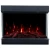 Aflamo Superb 3D 103.2 cm black 3-sided inset electric fireplace