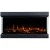 Aflamo Superb 3D 120 cm black 3-sided inset electric fireplace