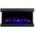 Aflamo Superb 3D 120 cm black 3-sided inset electric fireplace