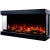 Aflamo Superb 3D 120 cm black 3-sided inset electric fireplace