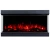 Aflamo Superb 3D 120 cm black 3-sided inset electric fireplace
